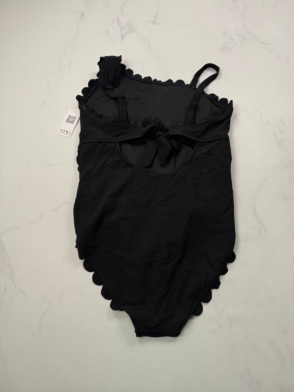 Charmo One-Piece Swimsuit Black Contemporary Statement Style - Womens 2XL